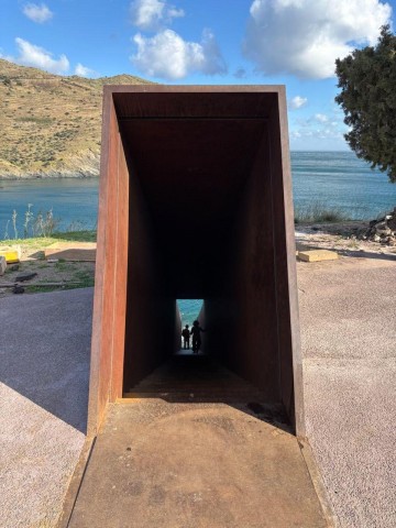 The Walter Benjamin Death Memorial in Portbou