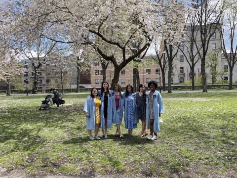 Uwade Akhere CC'21 at Graduation